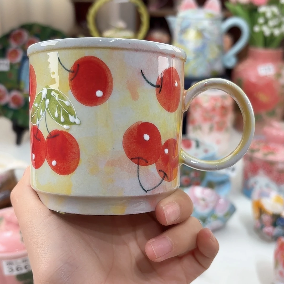 景德镇手绘高温釉下彩陶瓷茶具
