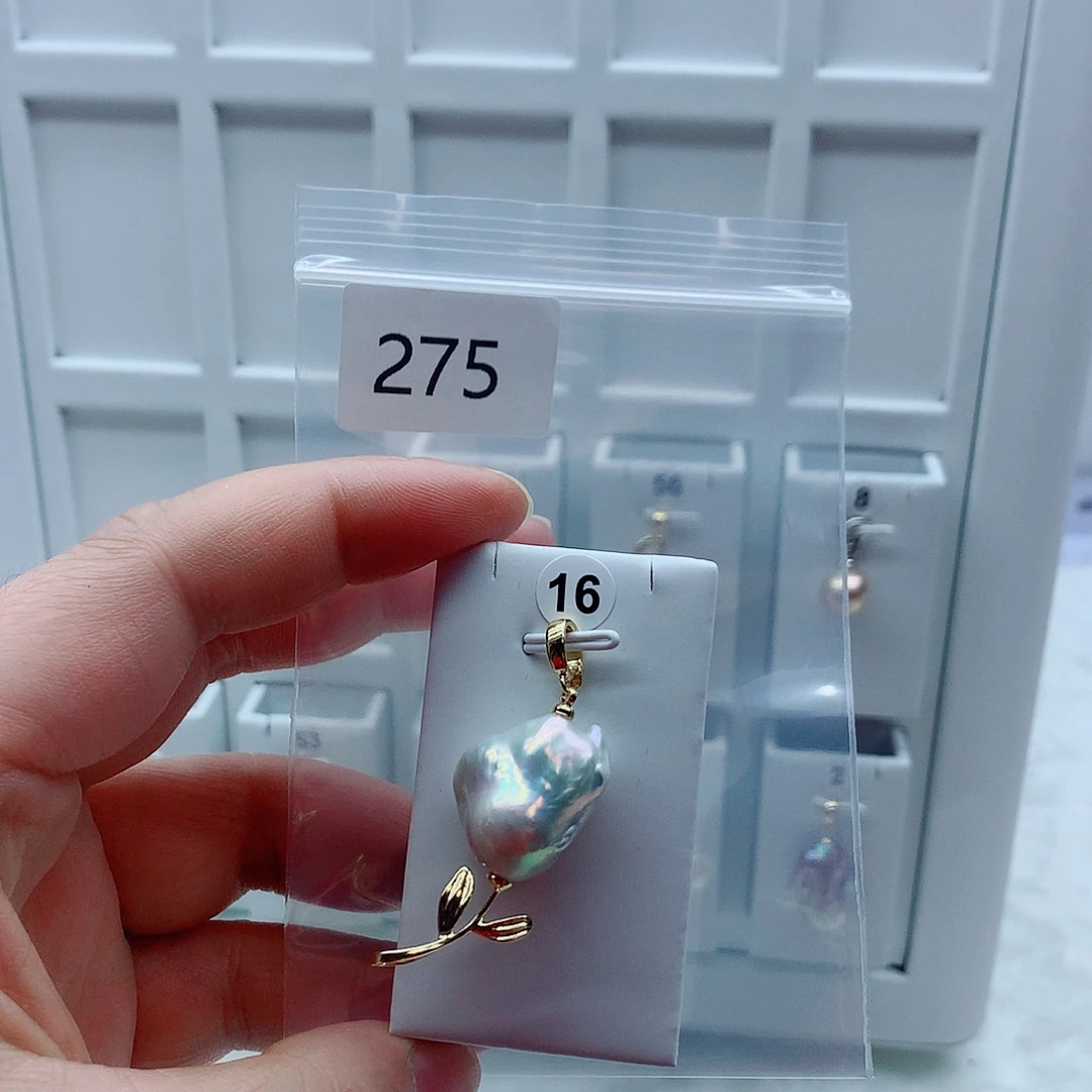 淡水珍珠吊坠(不含链)合金