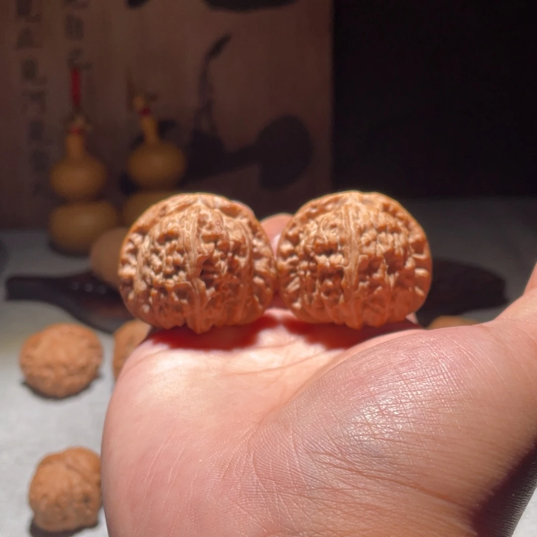 吊坠文玩核桃41白狮子