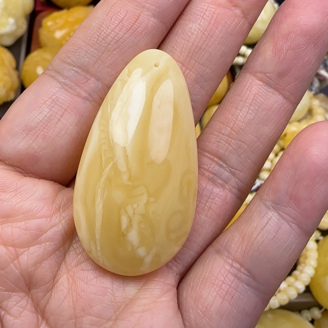 蜜蜡颈饰未镶嵌天然蜜蜡