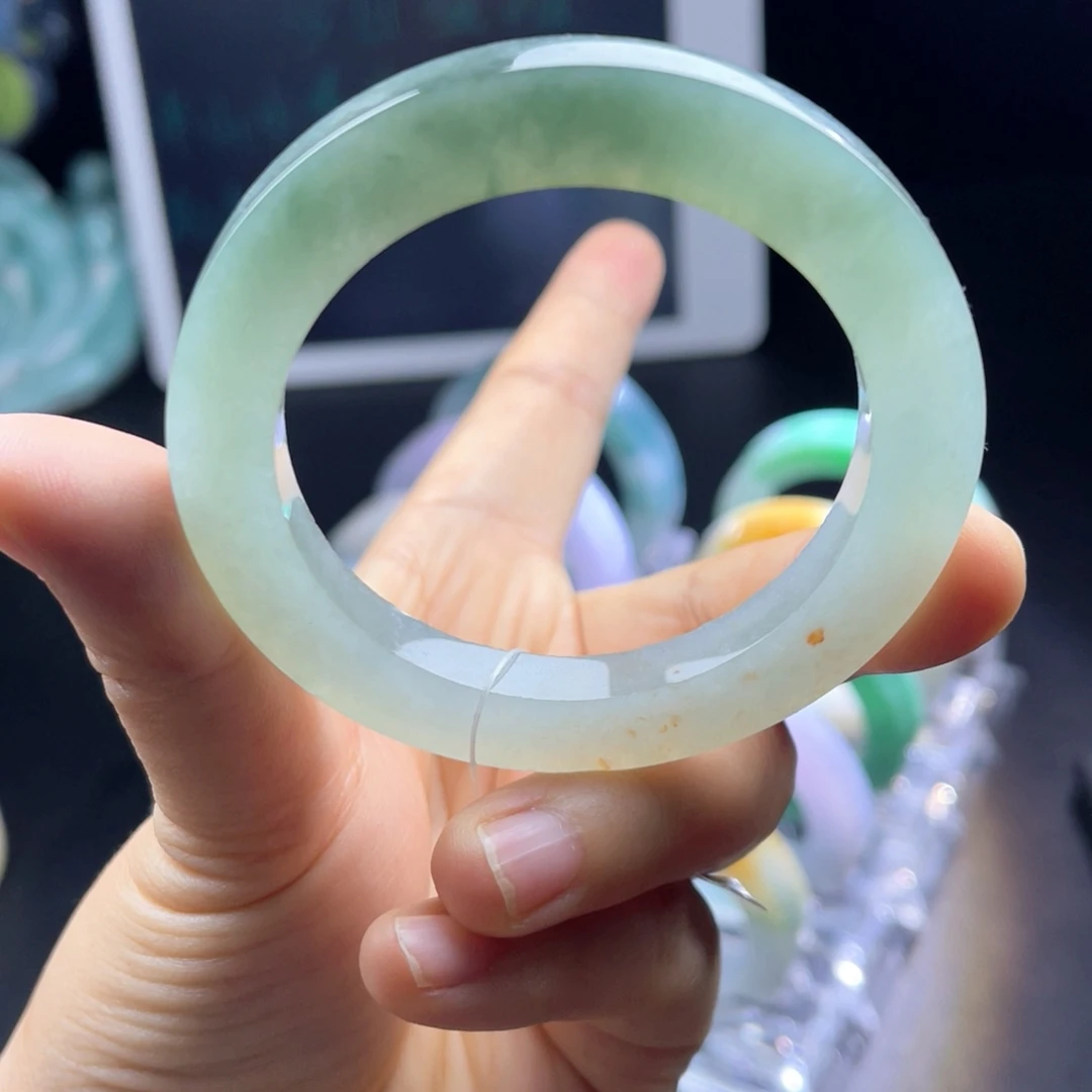 定制翡翠未镶嵌天然翡翠手镯定制