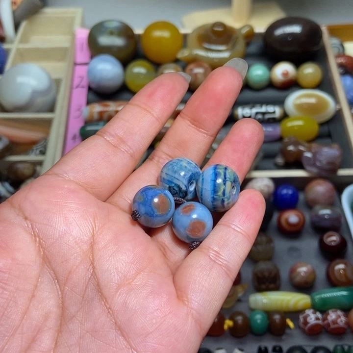 玛瑙/玉髓配珠未镶嵌渡