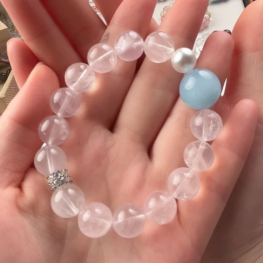 l***^未镶嵌手链水晶白水