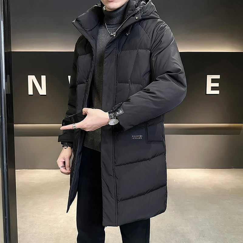 中长款羽绒服男高充绒量冬季加厚2024新款高级感大码极寒爆款