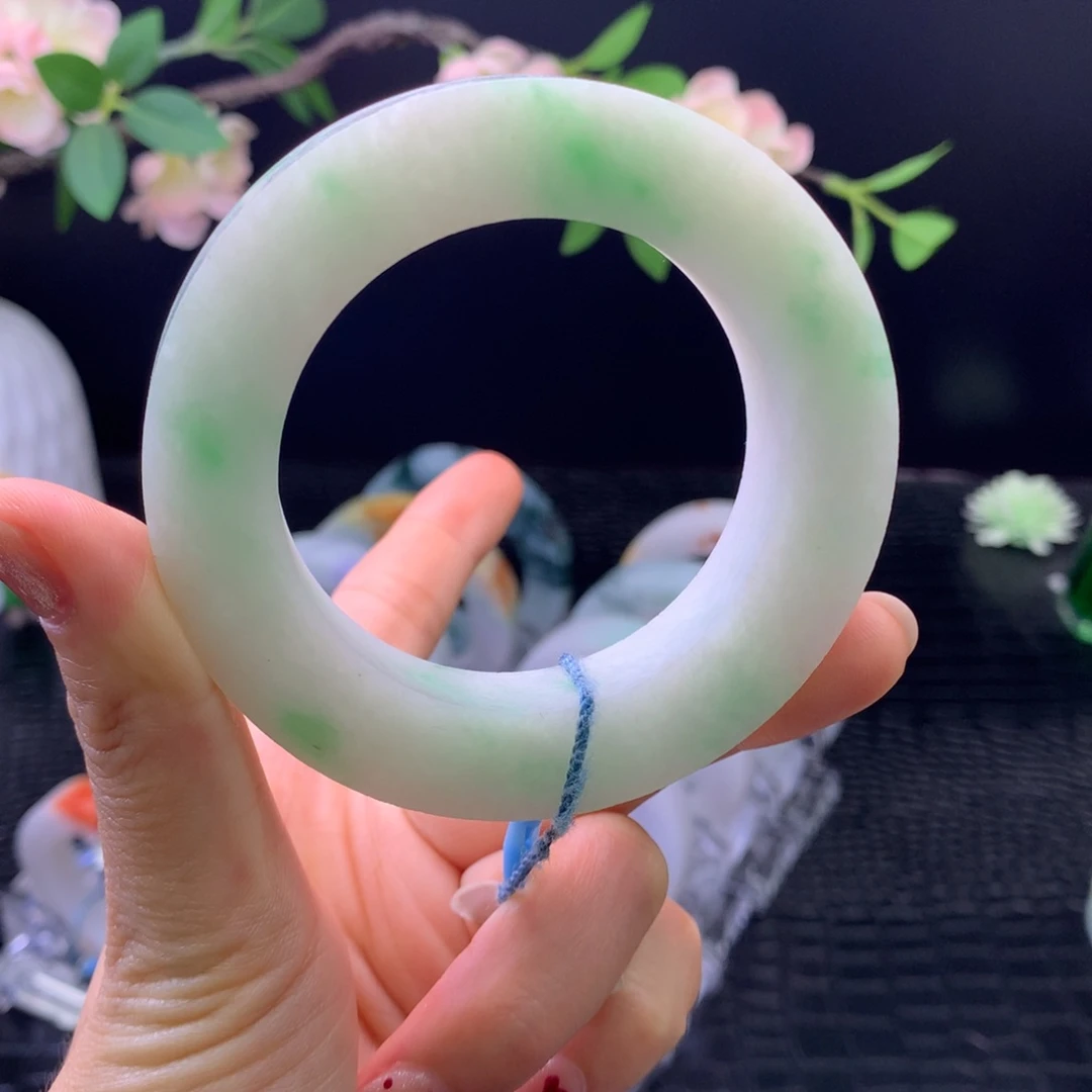 定制翡翠未镶嵌手镯52-63