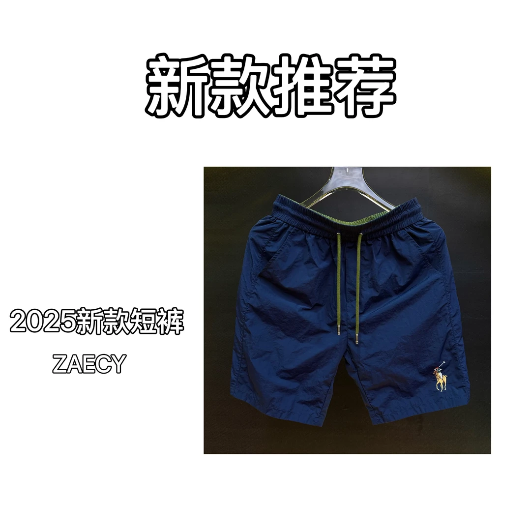 OJ康康专属【DK011】欧洲站奢品刺绣男士轻薄休闲短裤