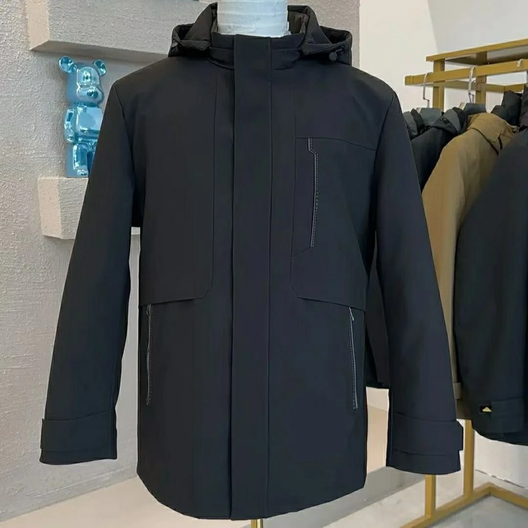 中长款厚款保暖男款防风男士短款商务男装