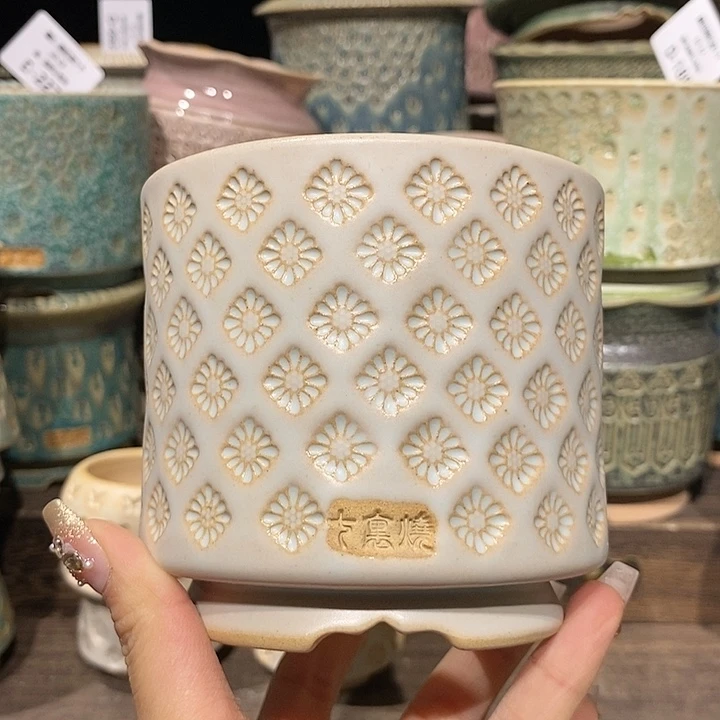 七里烧陶瓷02-23-267内口8