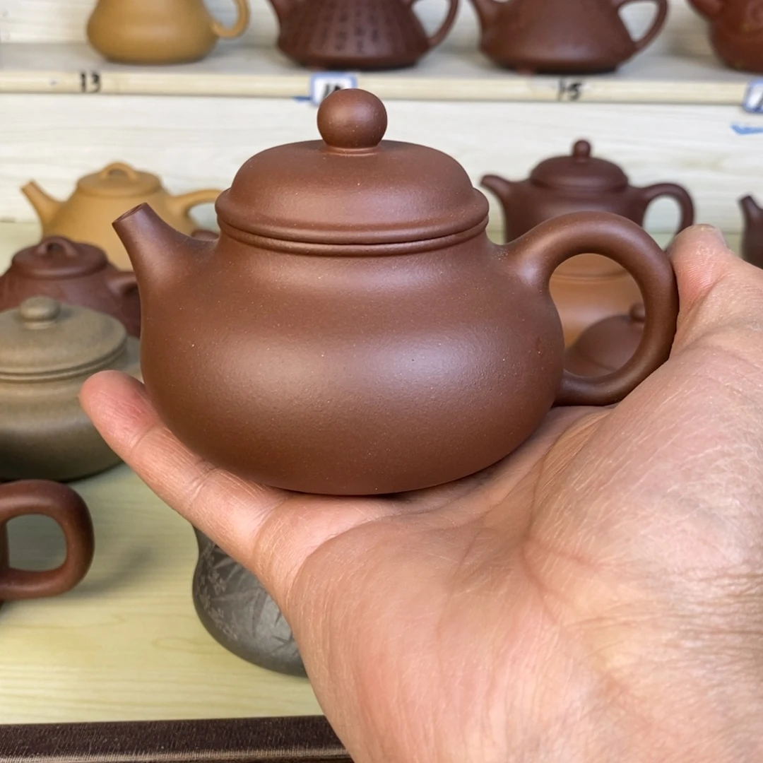 紫砂茶壶容天原矿深井紫泥200cc左右0添加