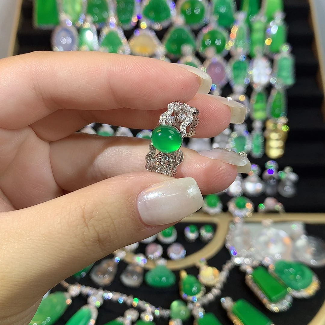 玛瑙/玉髓银S925镶嵌戒指