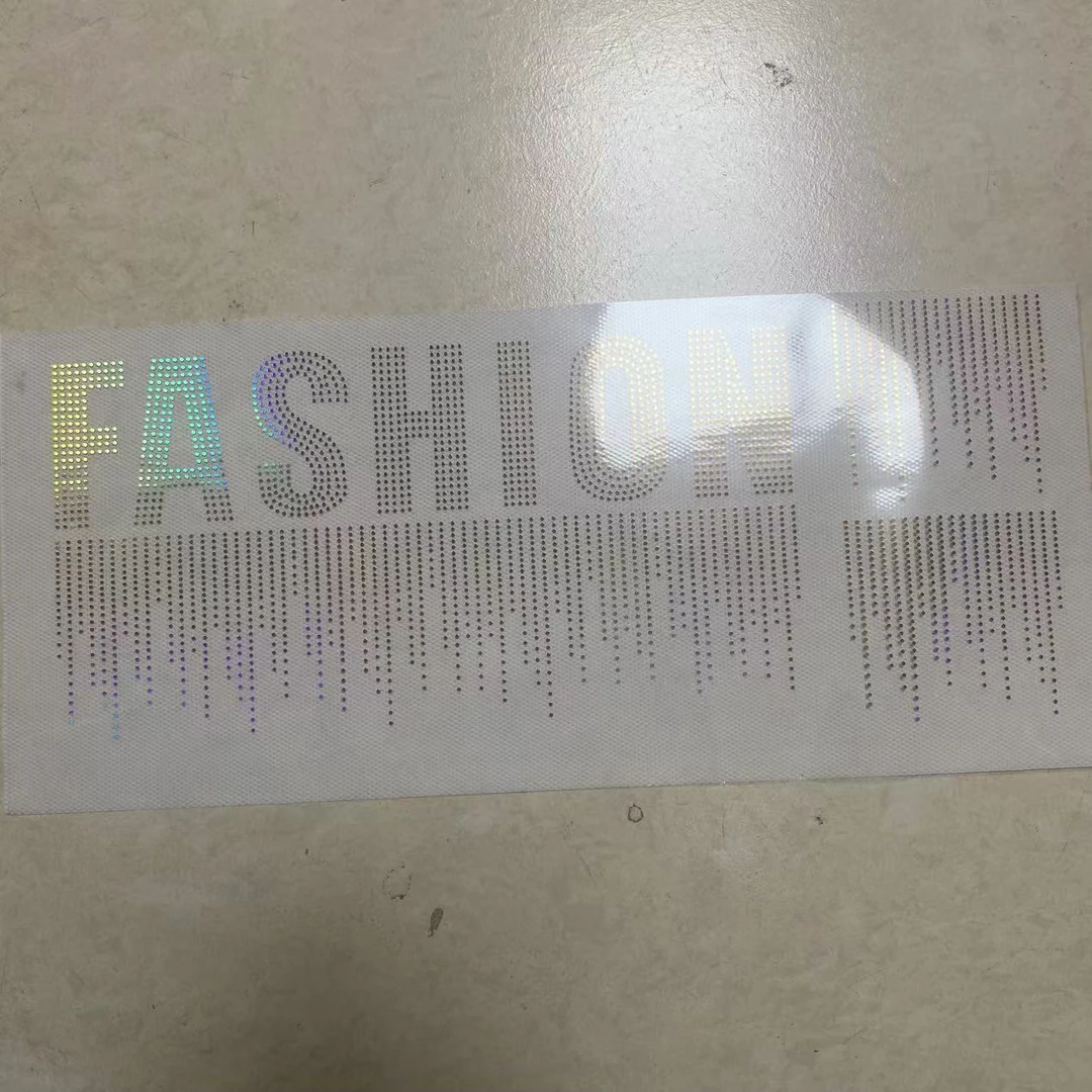 FASHION流苏镭射片烫画服装辅料