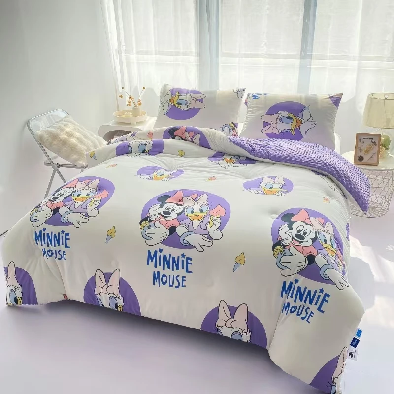 【晴美】秋衣秋裤同款面料 针织豆豆被-黛西