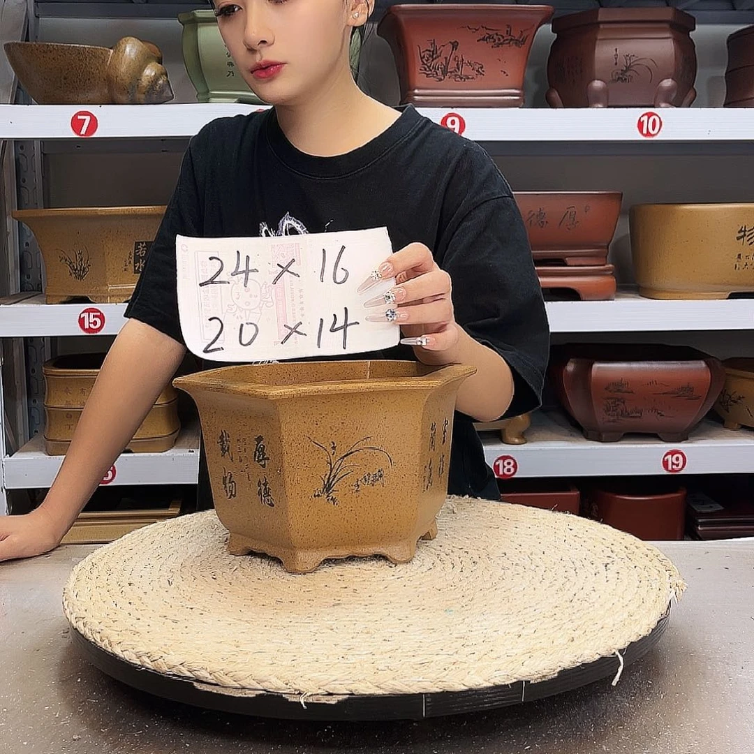 紫砂花盆紫砂花盆