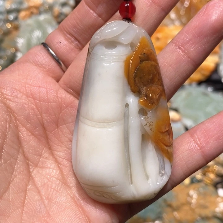 岫玉毛衣链未镶嵌