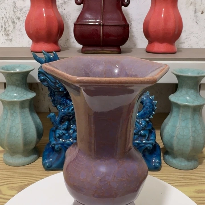 瓷片手工制作陶瓷摆件