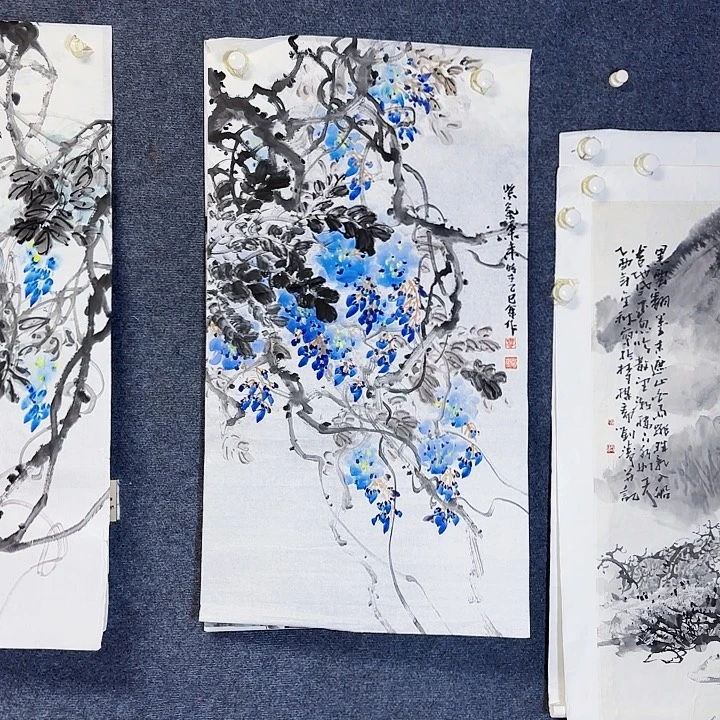 国画国画花鸟画作品