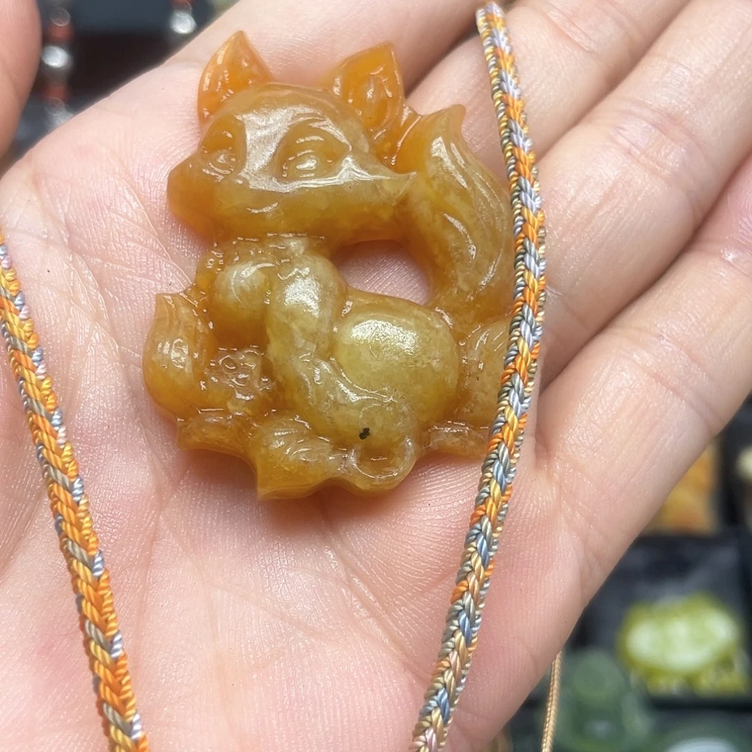 未镶嵌蛇纹石玉项链