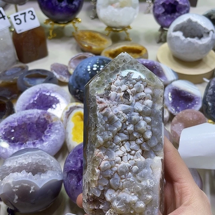 紫晶摆件未镶嵌摆件607
