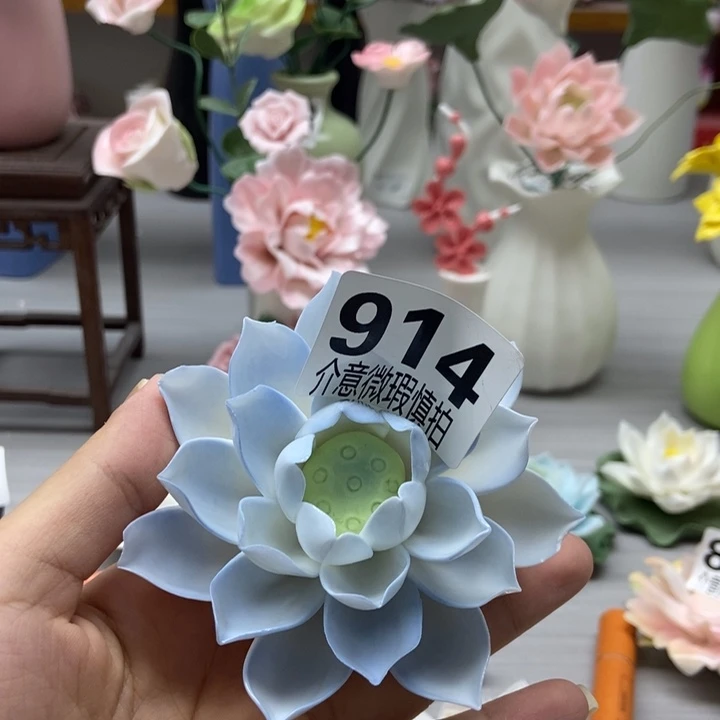 陶瓷手工制作陶瓷花