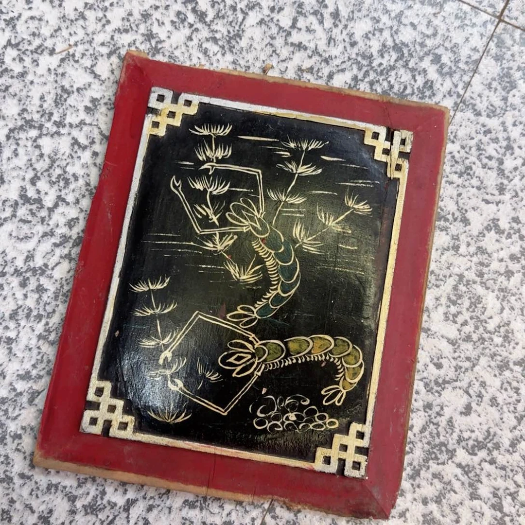 香榧木猪*豆木雕摆件创意