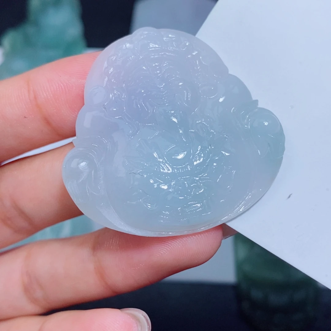 定制翡翠未镶嵌定制毛货翡翠挂件