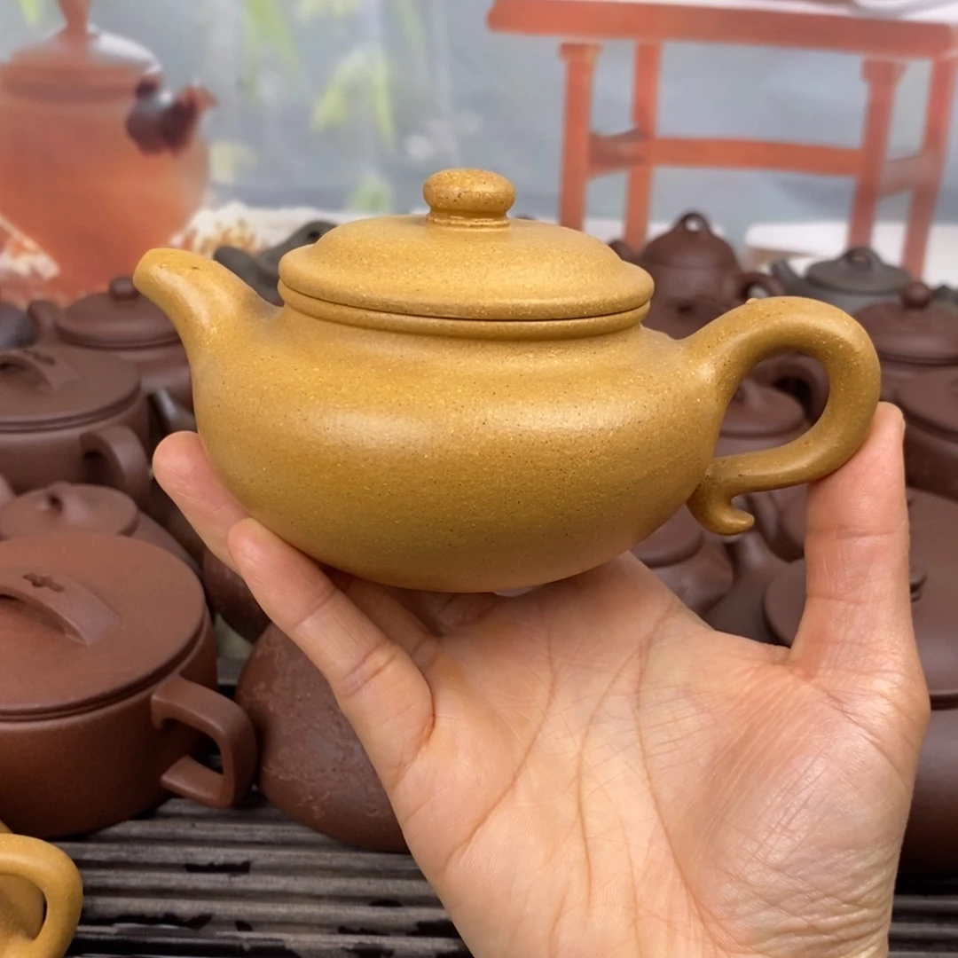 茶壶紫砂200ccccc黄金段泥