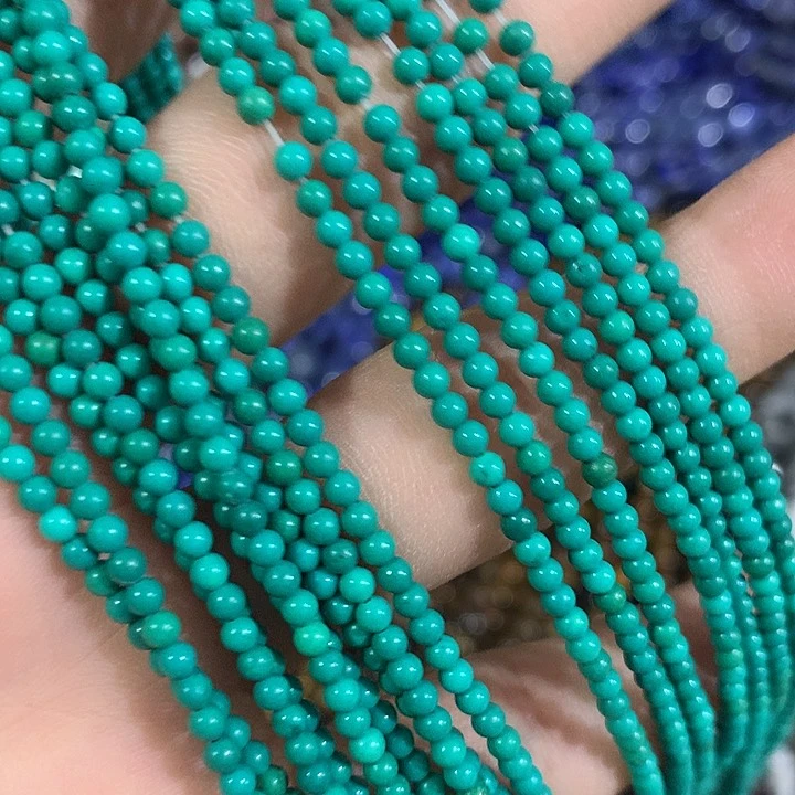 一条2mm绿色小圆珠