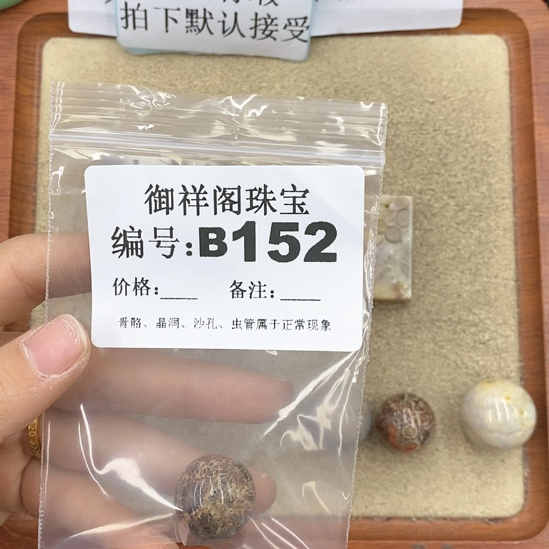 硅化珊瑚（珊瑚玉）颈饰未镶嵌?*嘻