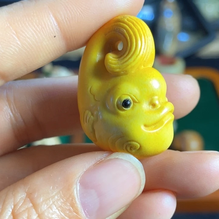 秋*配饰鹿雕刻美人鱼