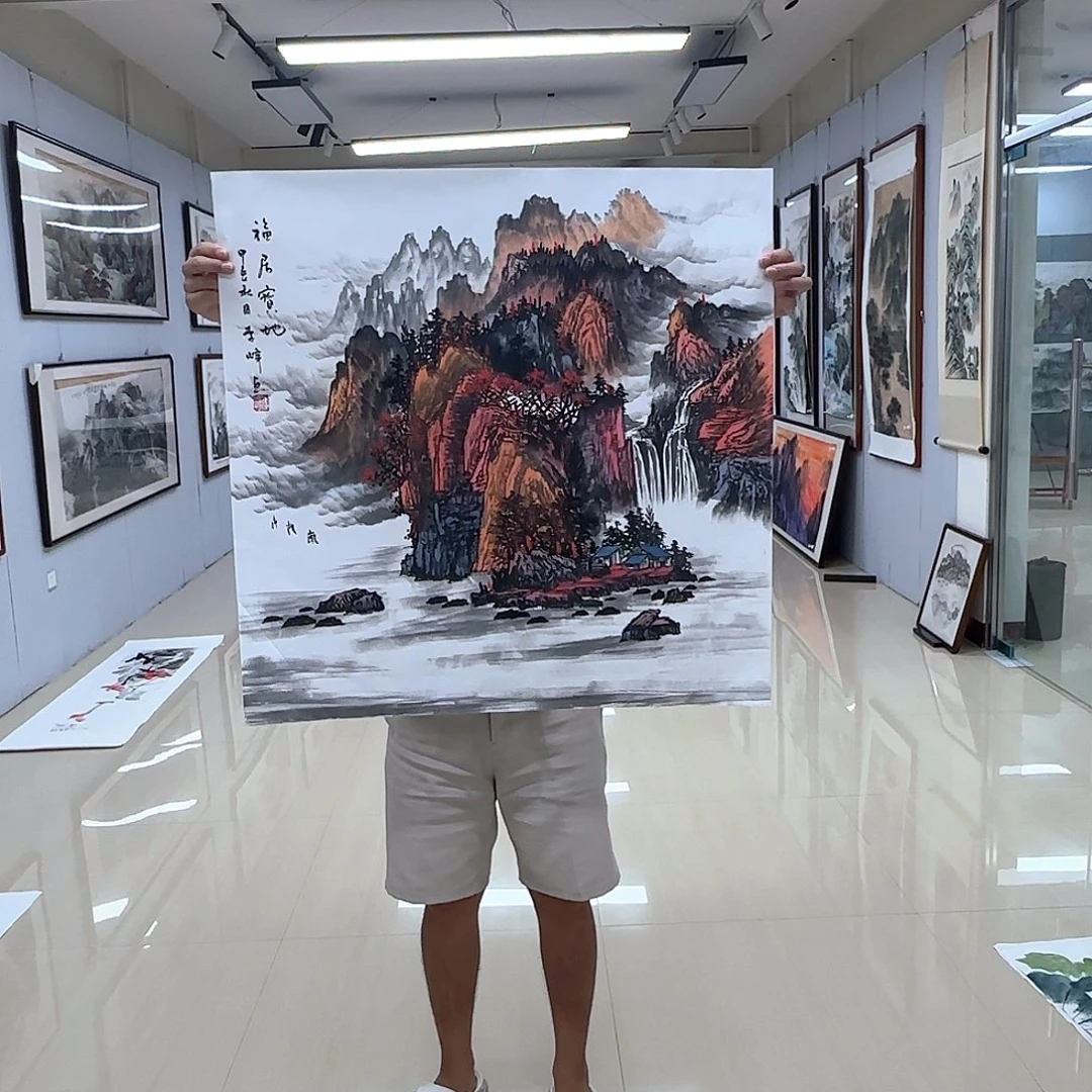 国画国画作品多次