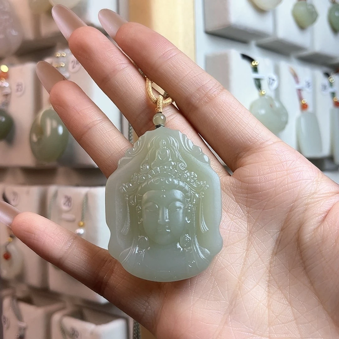 和田玉（糖玉）未镶嵌颈饰向***胖