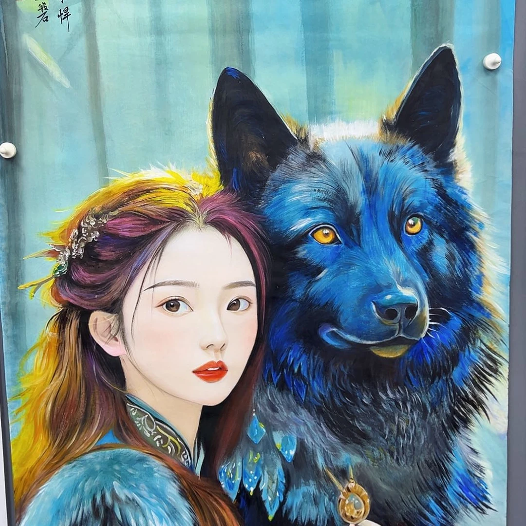 国画事事顺心天天开心哦