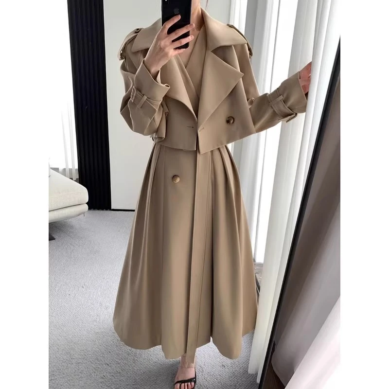 【纪朵研】秋季换新1240 背心连衣裙新款高级感收腰显瘦女神范套装