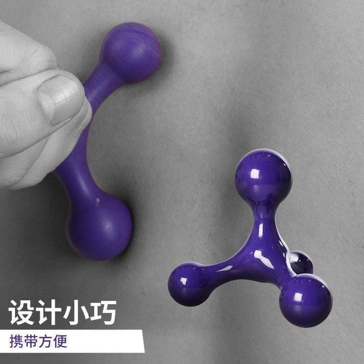 四角筋膜球按摩肌肉放松足底穴位健身瑜伽筋膜迷你家用按摩器