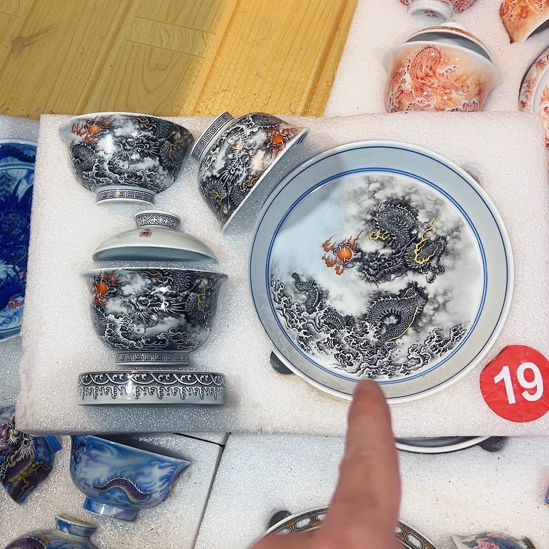 水墨腾龙五件套72882828