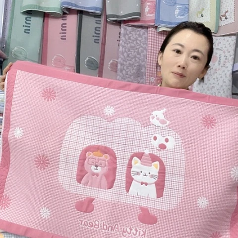 棉特价粉色小猫咪