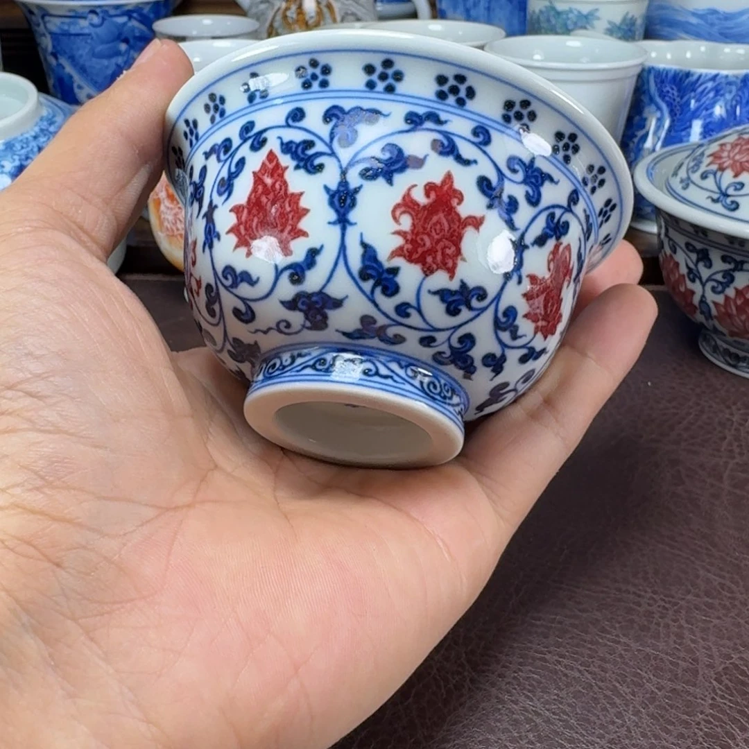 瓷片当代景德镇陶瓷手绘茶具