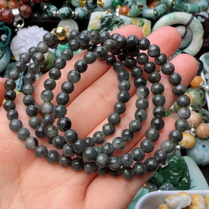 翡翠颈饰未镶嵌天然A货84