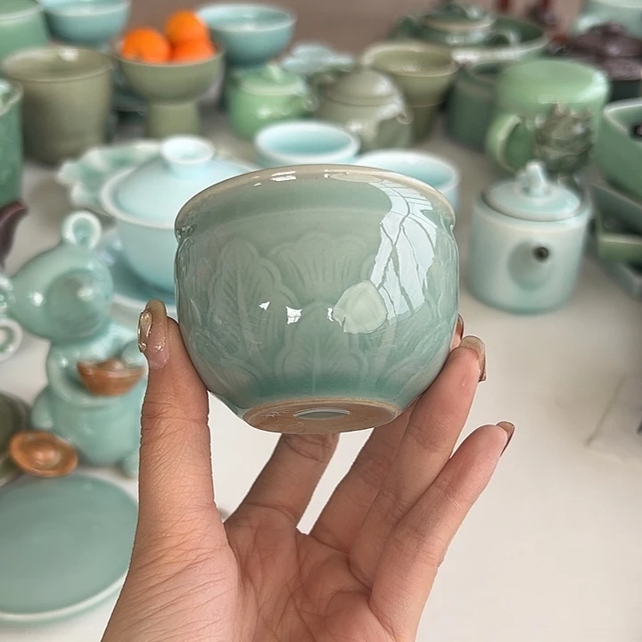 小米茶器龙泉青瓷