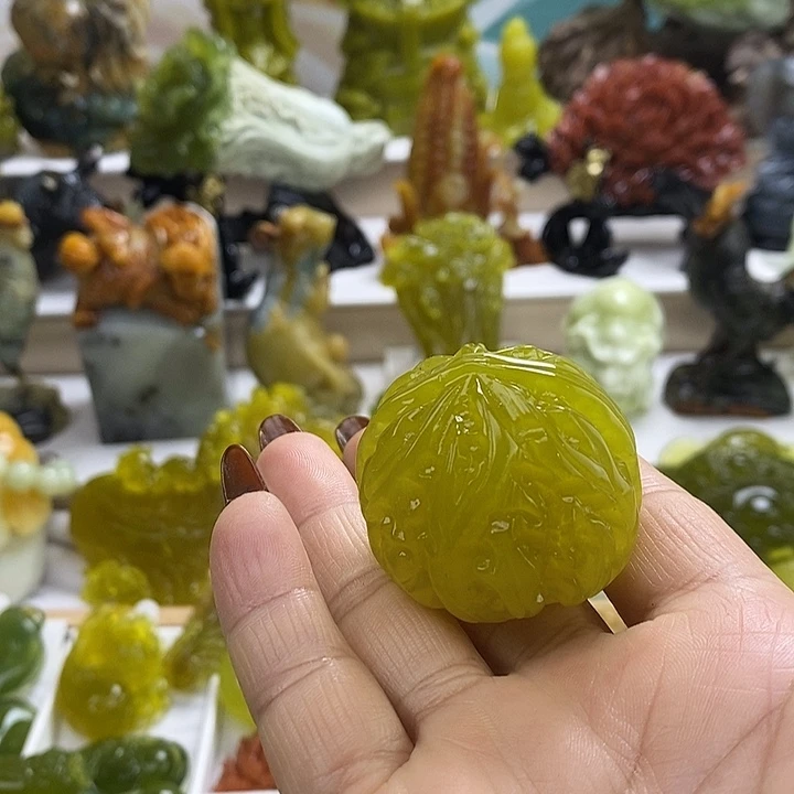 蛇纹石玉未镶嵌手把件