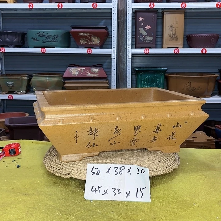 紫砂花盆宜兴紫砂工艺