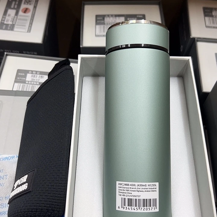 手工艺品琉璃万象保温杯绿色h125sl-430 杯套