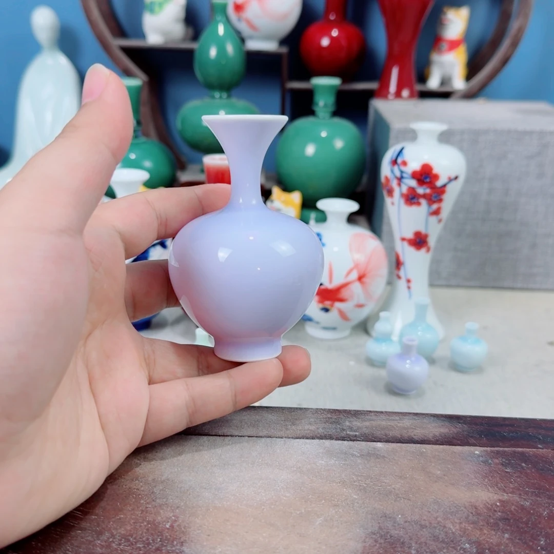 陶瓷手工小花器摆件