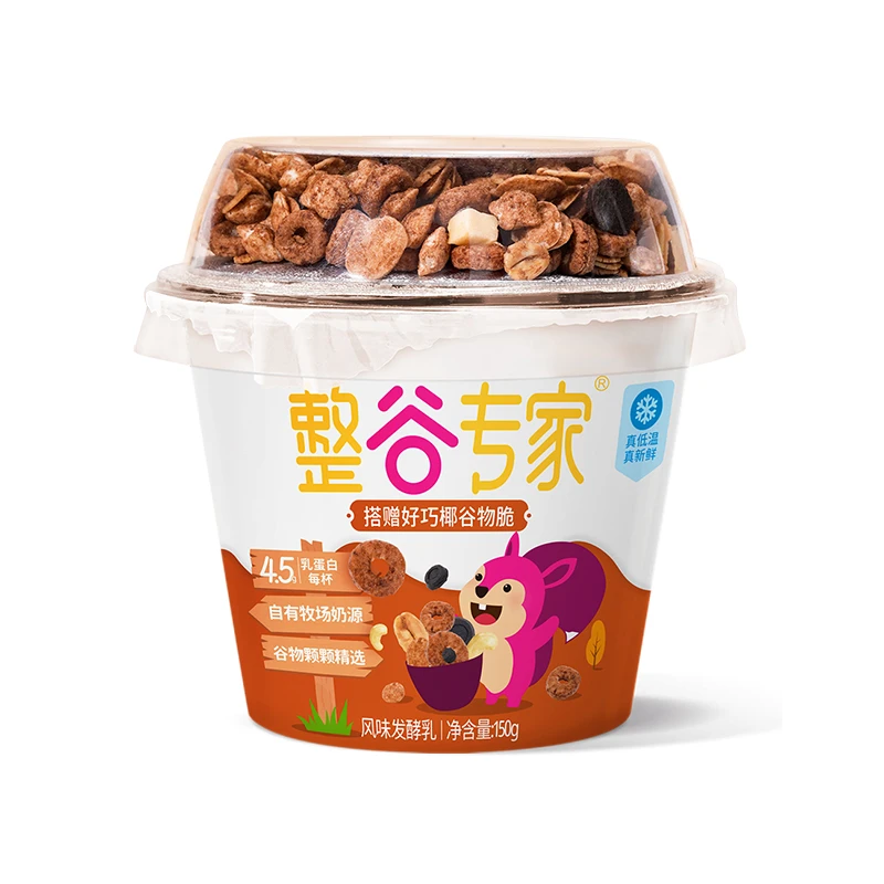 【谷物丰富】卫岗整谷专家风味发酵乳150g发酵乳+15g谷物脆/杯