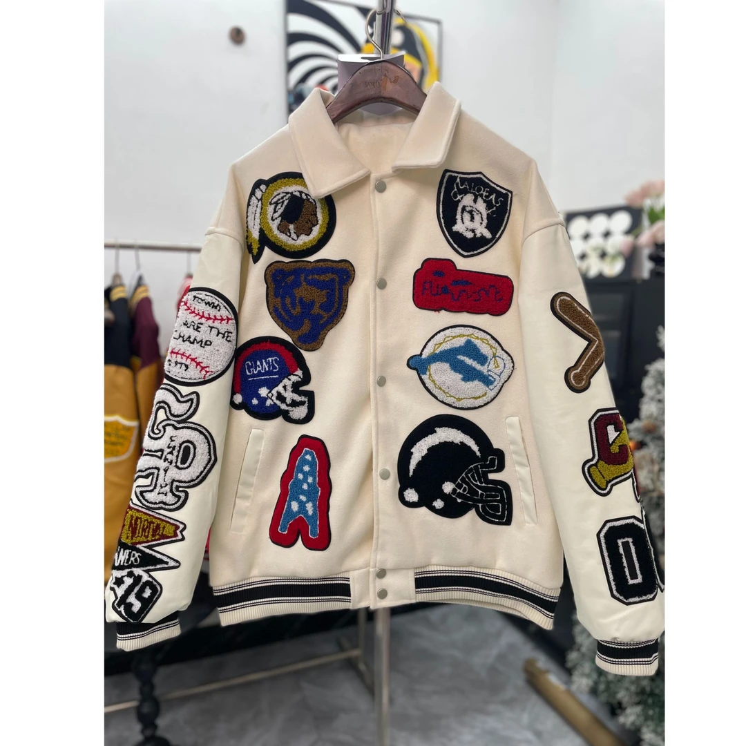 秋冬款带领子2025新款棒球服