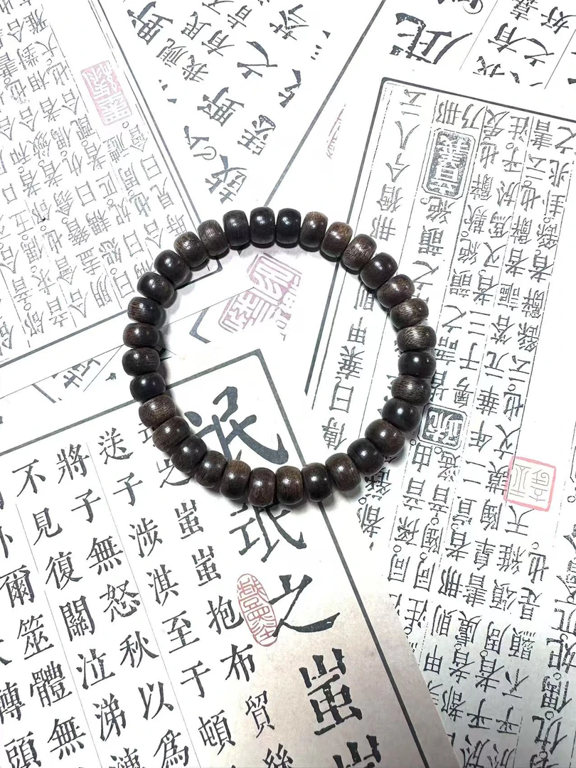 JHCX121 斯里兰卡算盘珠沉香手串