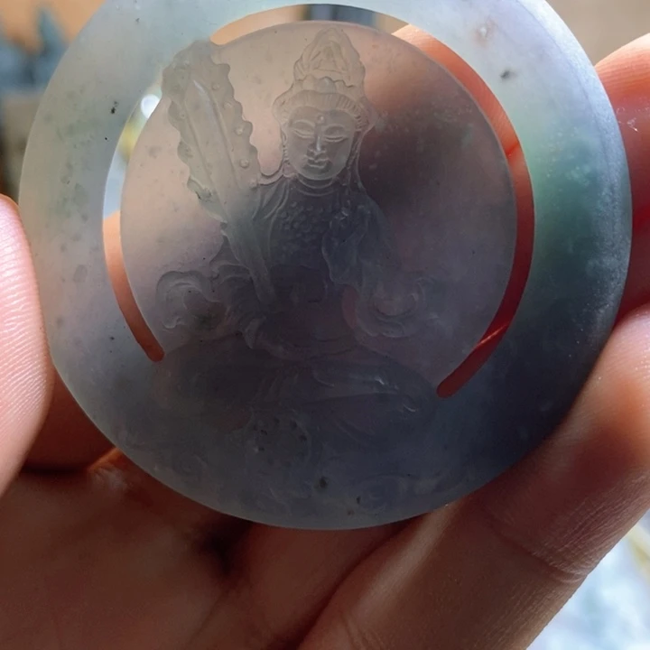 未镶嵌定制翡翠观音