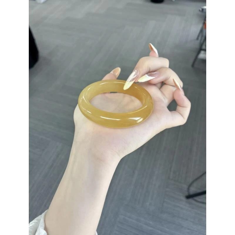 【依依专属】黄龙 玉冰黄手镯SZ02多样性发其一拆标不退不换