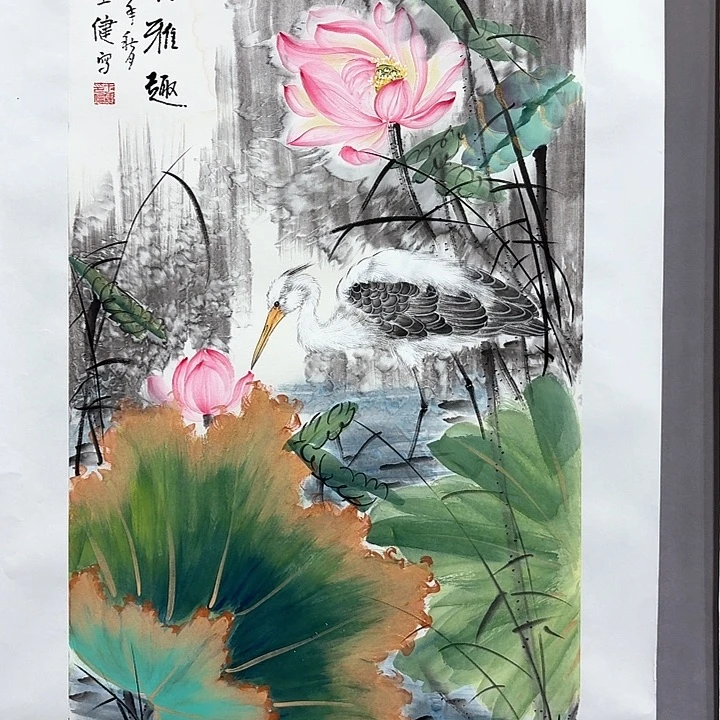 国画亲笔手绘放心去藏