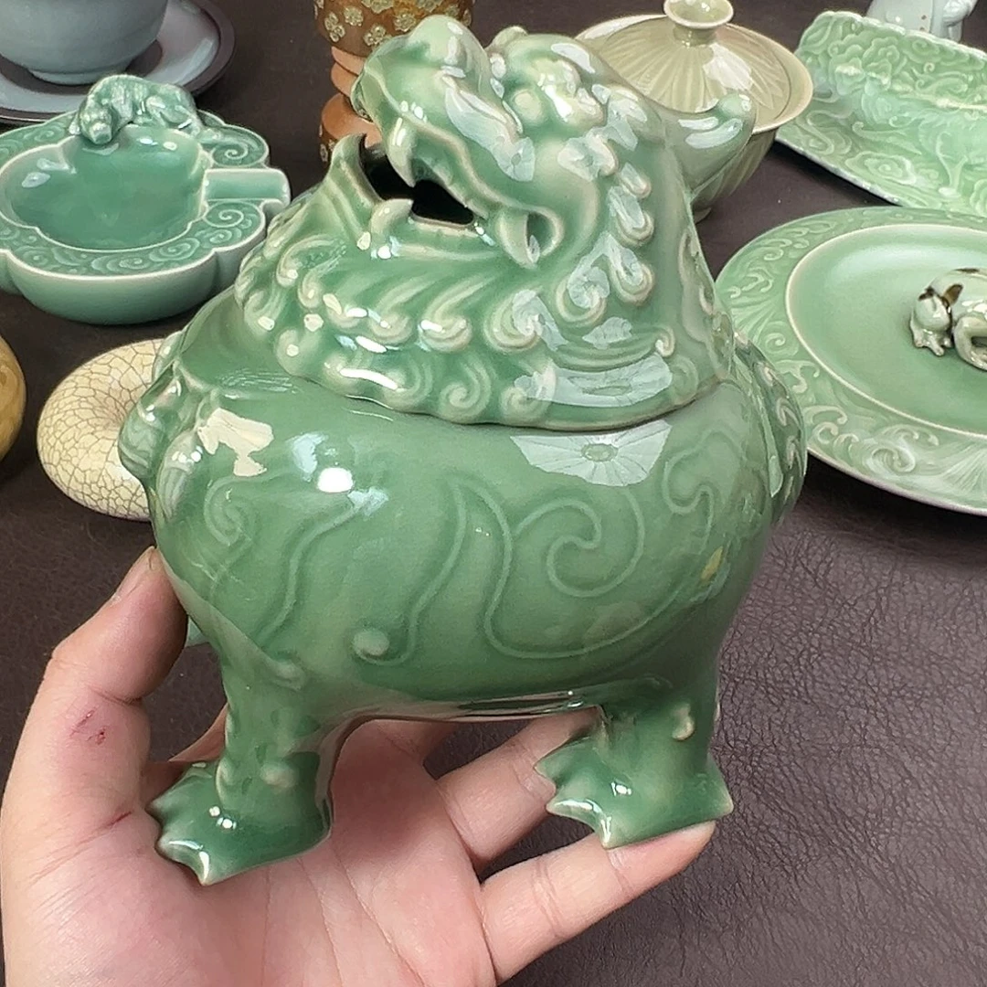 青瓷茶器青瓷茶器微瑕